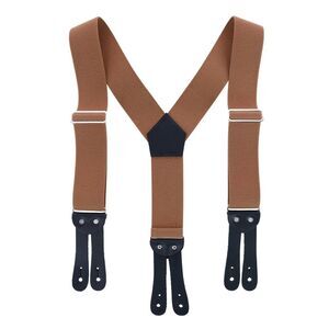 Welch Men's Elastic Button-End Y-Back 2 Inch Work Suspenders